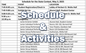 Click to download Schedule & Activities pdf