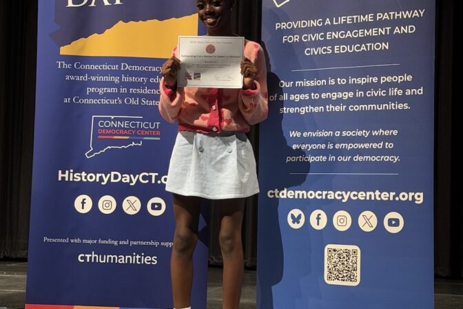 Connecticut History Day Special Prize Winner: Haylee Spence