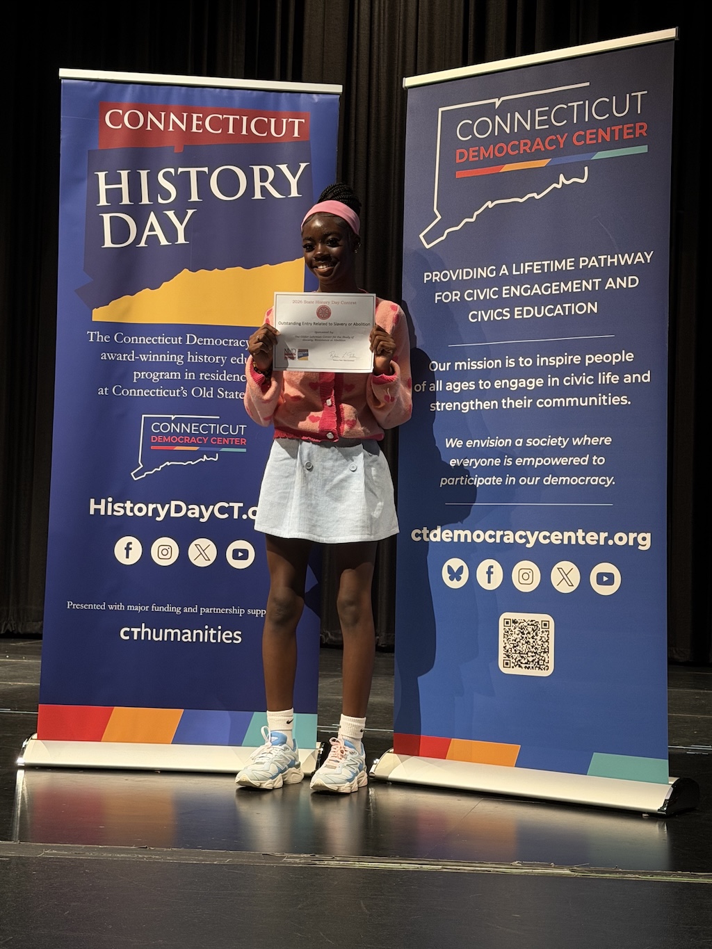 Connecticut History Day Special Prize Winner: Haylee Spence